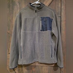 Greg Norman Fleece Full-Zip Lightweight Jacket Size Small